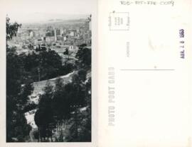 Paisaje de Bogotá desde el cerro Monserrate.