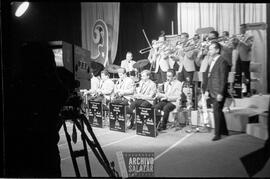 Orquesta Frank Sinatra Junior en presentación en canal 6 TV.