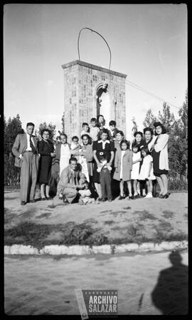 Familias Salazar Barrera, Romero y Familia Columbus en Riobamba.