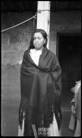 Mujer no identificada en Píllaro.