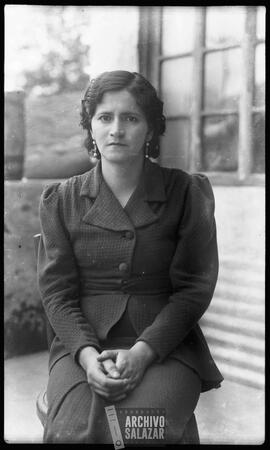 Retrato de Albina Yépez.