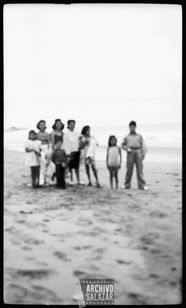 Paseo a la Costa. Familia Salazar Barrera.