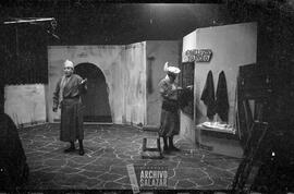 Presentación del programa "Teatro en su hogar" en Canal 6 TV.