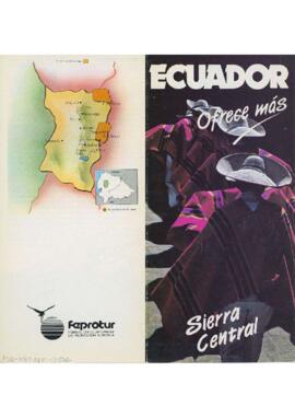 Folleto promocional de Feprotur (Fundación Ecuatoriana de Promoción Turística).