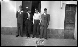 Marcelo Guerra, Miltón Guerra, Rodrigo Guerra en la casa de la calle Arenas.