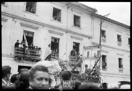 Desfile en la ciudad de Quito.
