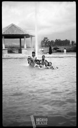 Pepa Romero, Octavio Columbus, Rita Romero, Paco Salazar y Lola Salazar en La Merced.