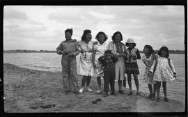 Retrato de Familia Salazar Barrera en paseo a la Costa.