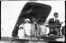 Nicolás Romero con familia en Guayaquil.