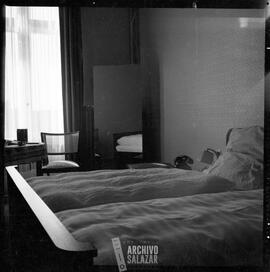 Habitación de hotel en París.
