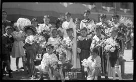 Roberto Salazar y compañeros en el día de San Juan Bautista Colegio La Salle.
